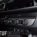 Tufskinz Strip Above Climate Control Accent Trim for Tacoma (2016-2023) - Aspire Auto Accessories