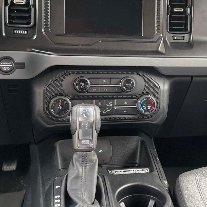 Tufskinz Climate Control Accent Trim for Ford Bronco (2021-2024) - Aspire Auto Accessories