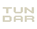Tufskinz Single Climate Control Radio Letter Inserts for Tundra (2014-2021) - Aspire Auto Accessories