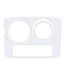 Tufskinz Center Cup Holder with Rotary Dial Only Accent Trim for 4Runner (2014-2024) - Aspire Auto Accessories