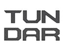 Tufskinz "TUNDRA" Tailgate Letter Inserts for Tundra (2014-2021) - Aspire Auto Accessories