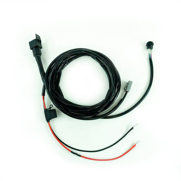 Wiring Harness: 30" And Below For Single Light Bar (Up To 180W) - Aspire Auto Accessories