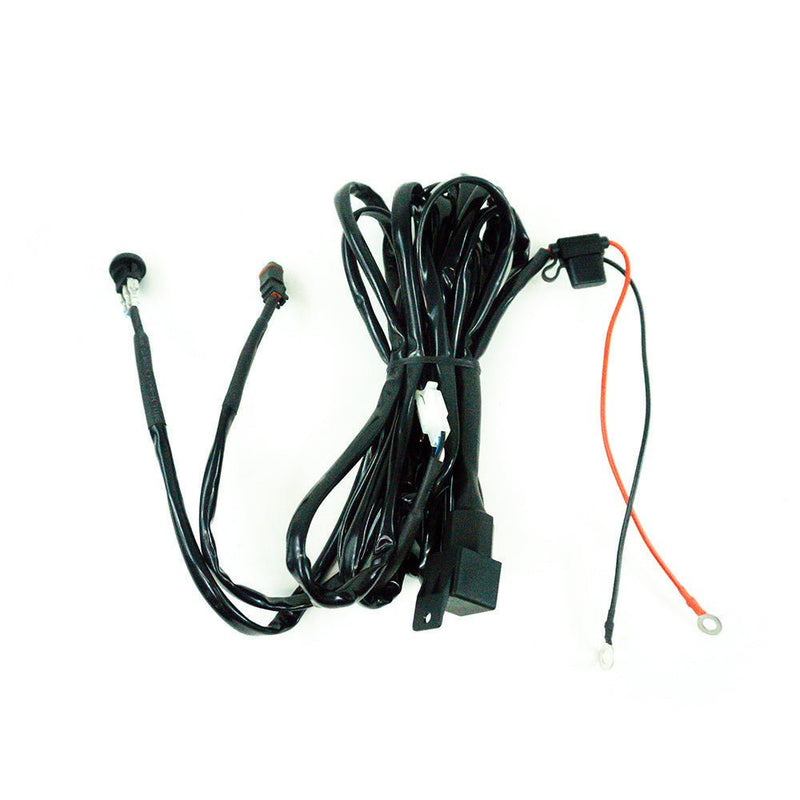 Wiring Harness: Dual Light/ Low Power - No Relay (Up To 55W) - Aspire Auto Accessories